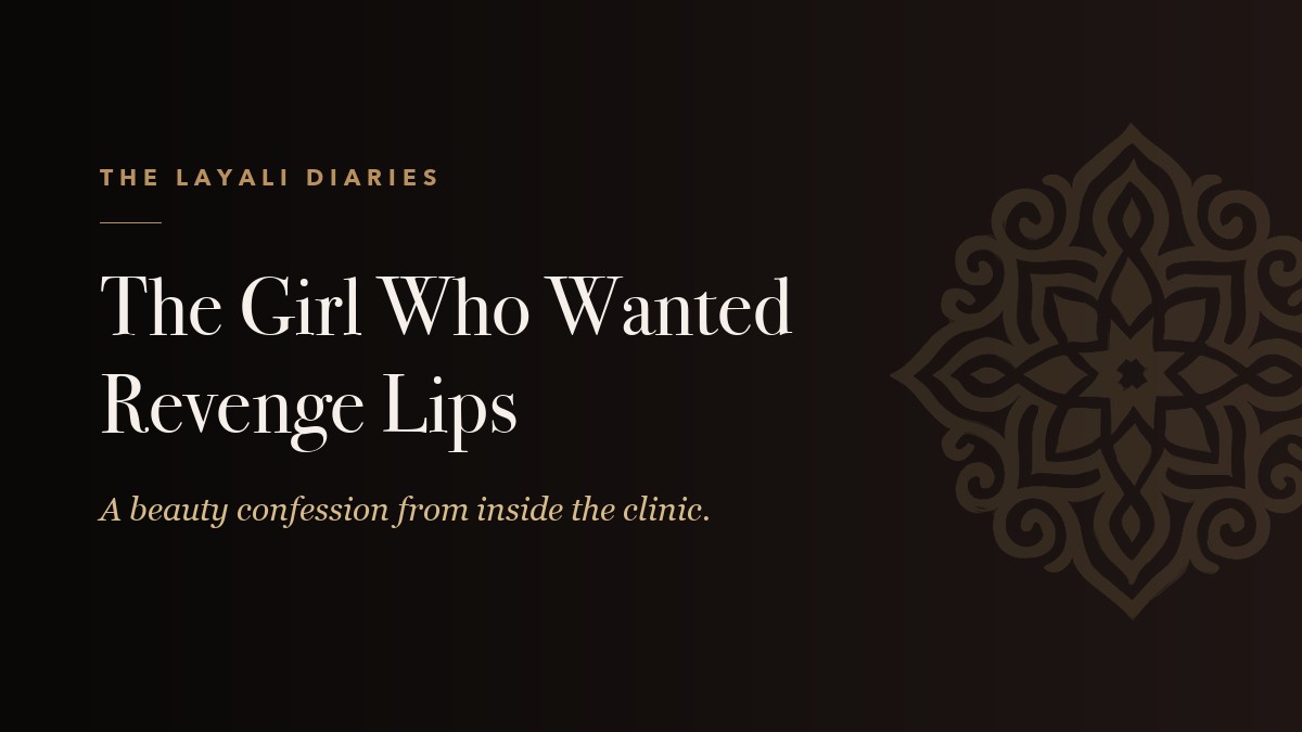 The Girl Who Wanted Revenge Lips — The Layali Diaries