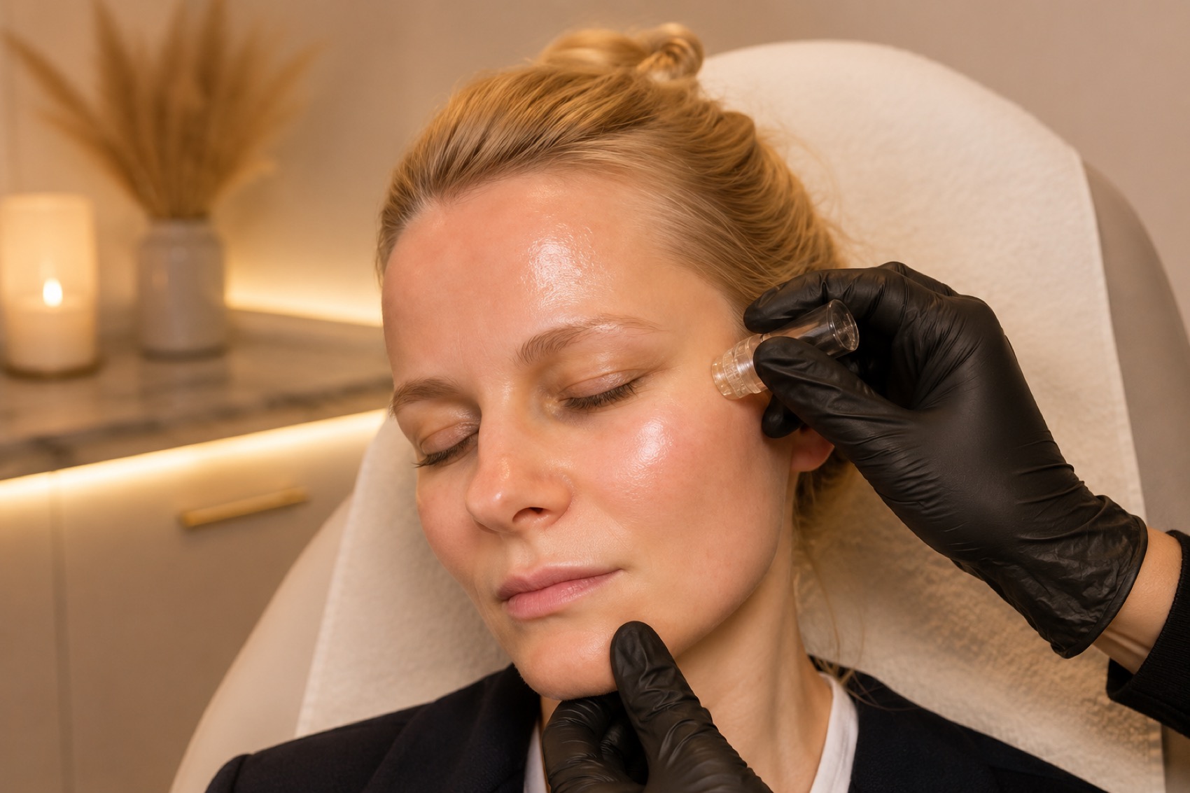Mesotox (microbotox) with dermastamp treatment at Layali Clinic, Leyton, East London